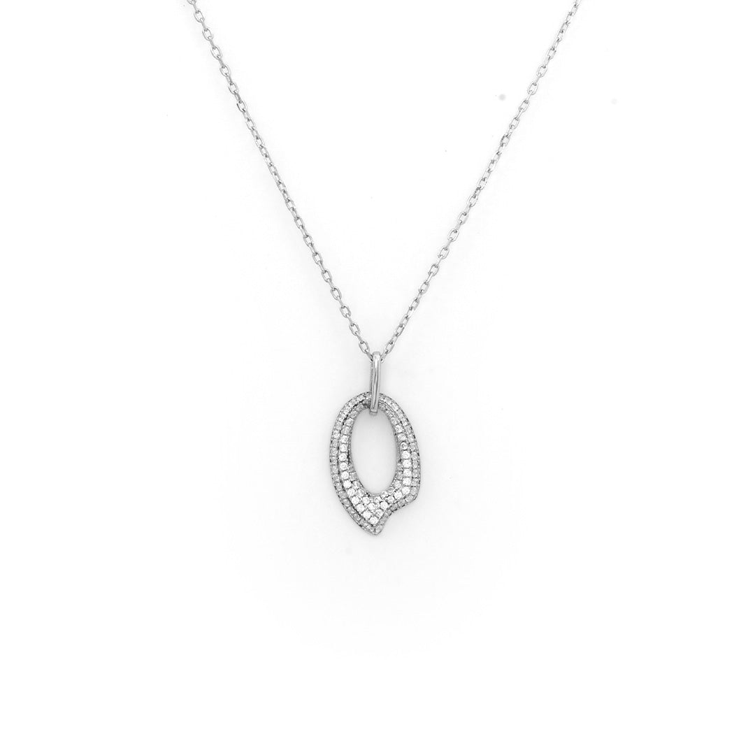 Oval Shape Pendant Chain