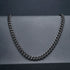 Oxidized Midnight Black Heavy Curb Chain