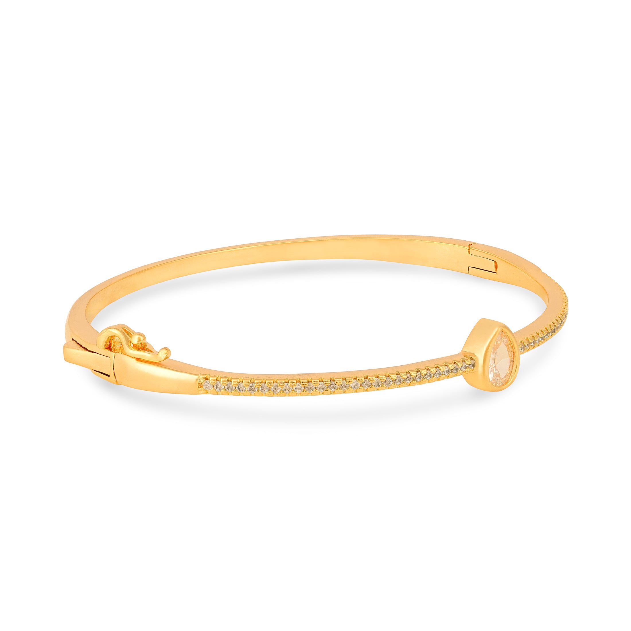 Paisley Radiance 925 Sterling Silver Kada for Women