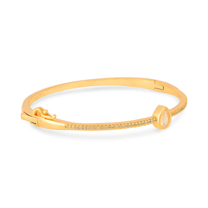 Paisley Radiance 925 Sterling Silver Kada for Women