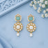 Pastel Bloom Silver Pearl Drop Earrings