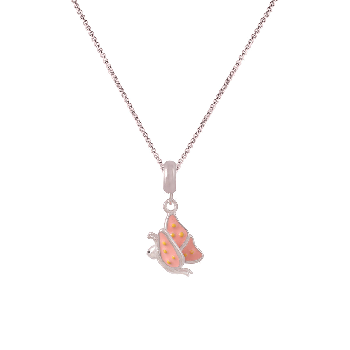 Peach butterfly Pendant IT0256