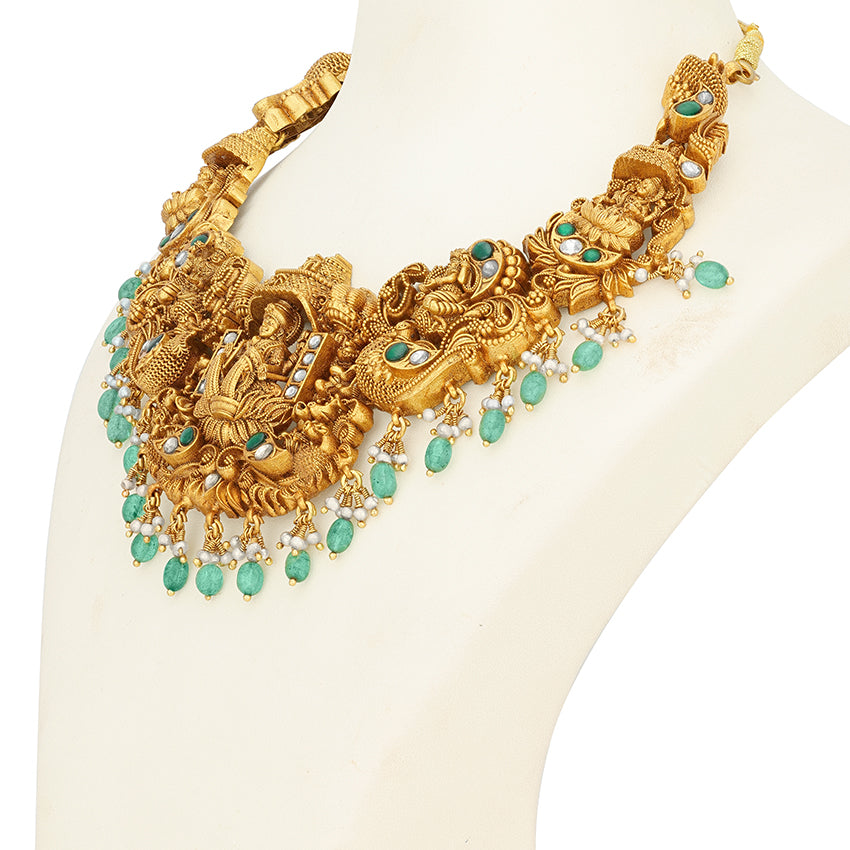 Peacock Carved 925 Sterling Silver Traditional necklace for women