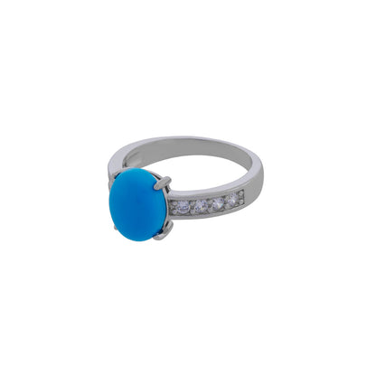 Peacock Blue Ring