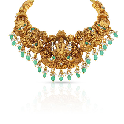 Peacock Carved 925 Sterling Silver Traditional necklace for women