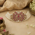 Peacock Pearl Kundan 925 Sterling Silver Choker Necklace