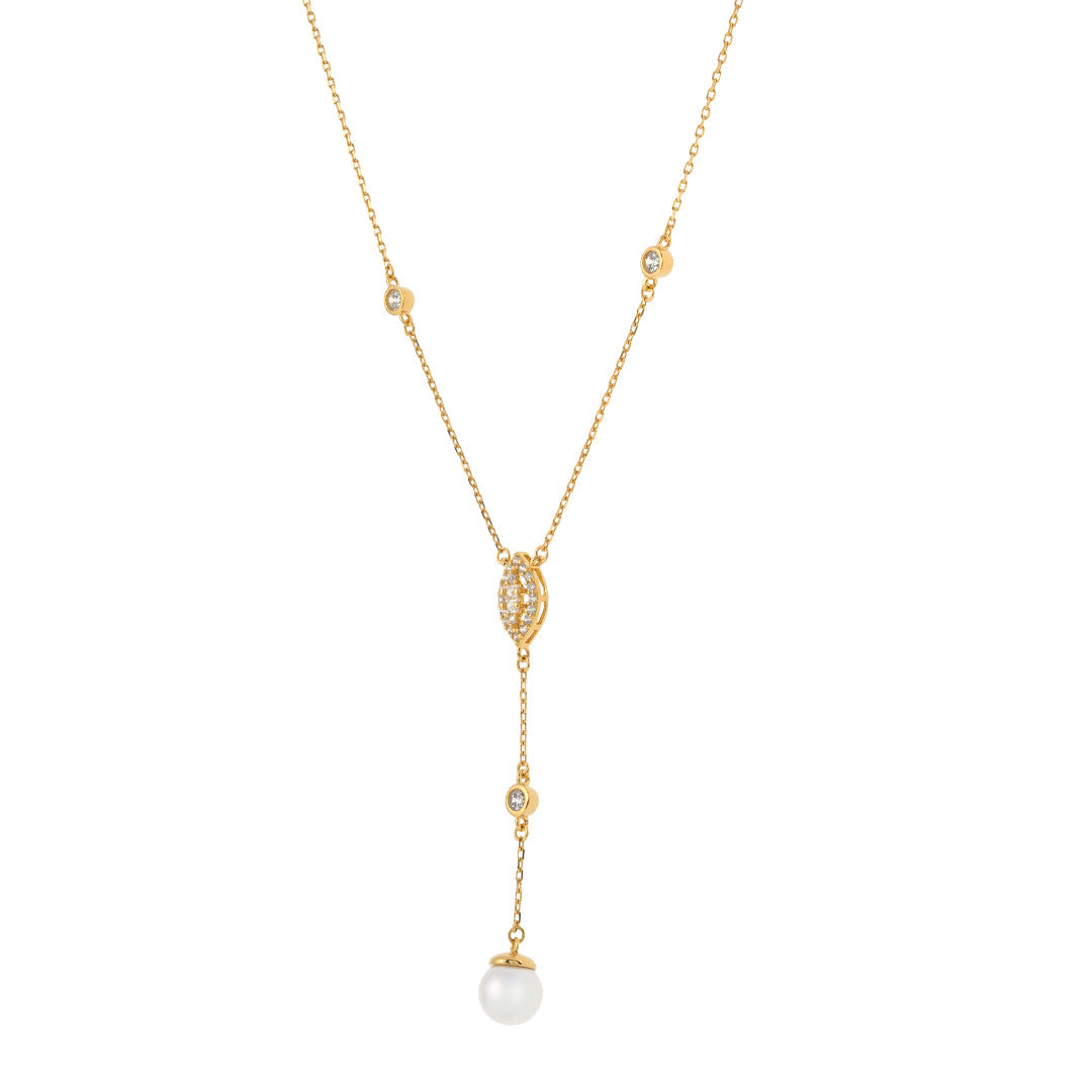 Pearl Drop Pendant Chain