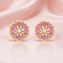 Pearl Pink Lotus 925 Sterling Silver Stud Earring