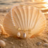 Pearl Shell Cascade 925 Sterling Silver Designer Necklace