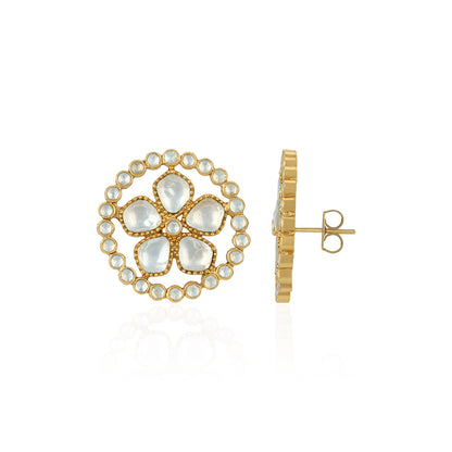 Pearlescent Blossom 925 Sterling Silver Earring