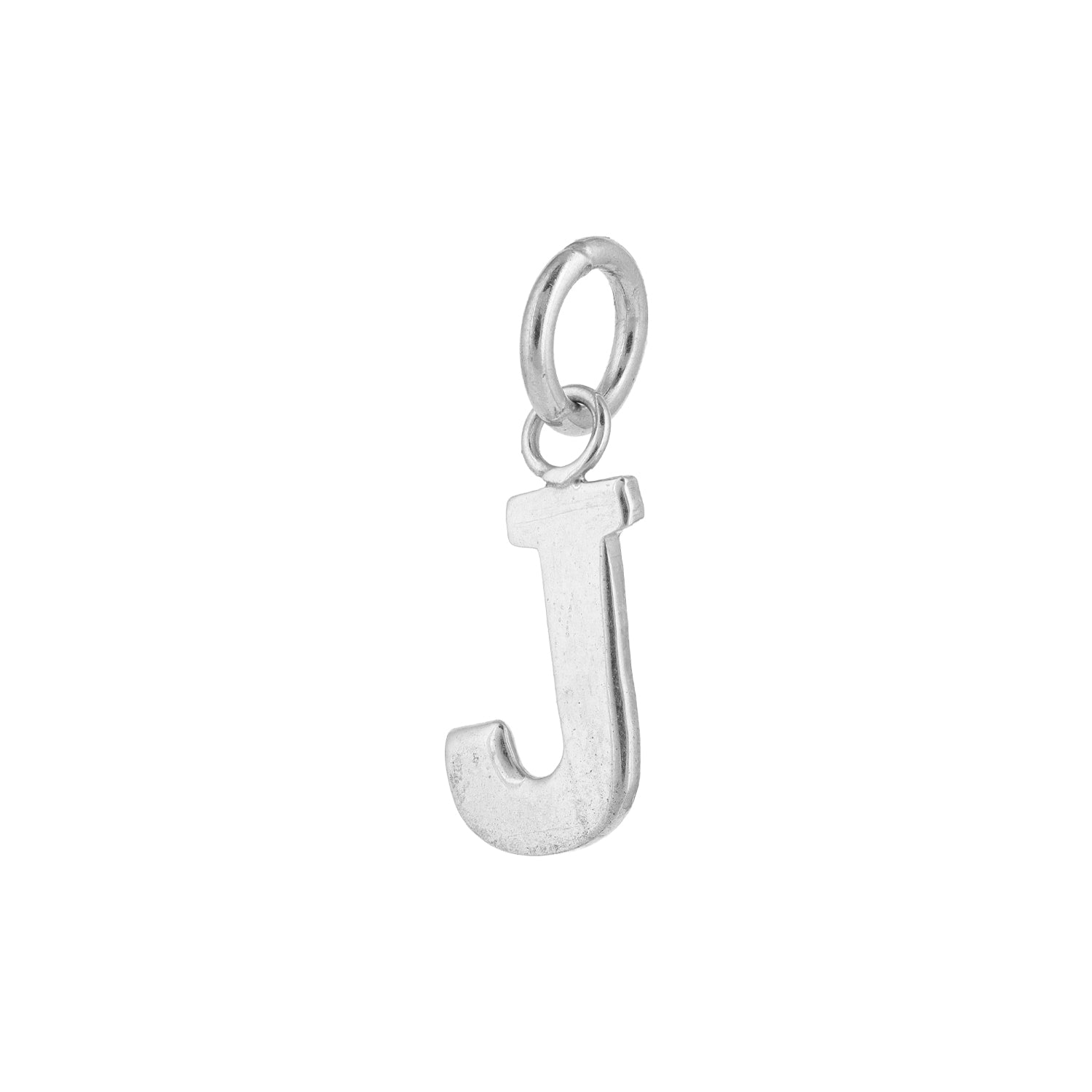 Personalized Monogram J Charm 925 Sterling Silver Engraving Pendant for women