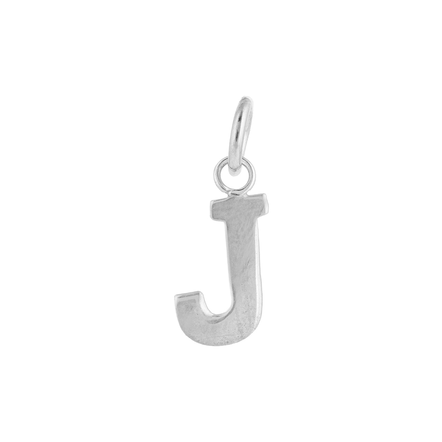 Personalized Monogram J Charm 925 Sterling Silver Engraving Pendant for women