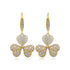 PetalHeart Gold Plated Blossom 925 Earring
