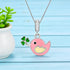 Pink Chirp 925 Sterling Silver Cute Pendant