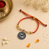 Pisces Zodiac Silver Rakhi Pendant