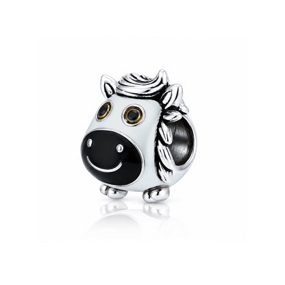 Playful Pony Smile 925 Sterling Silver Charms