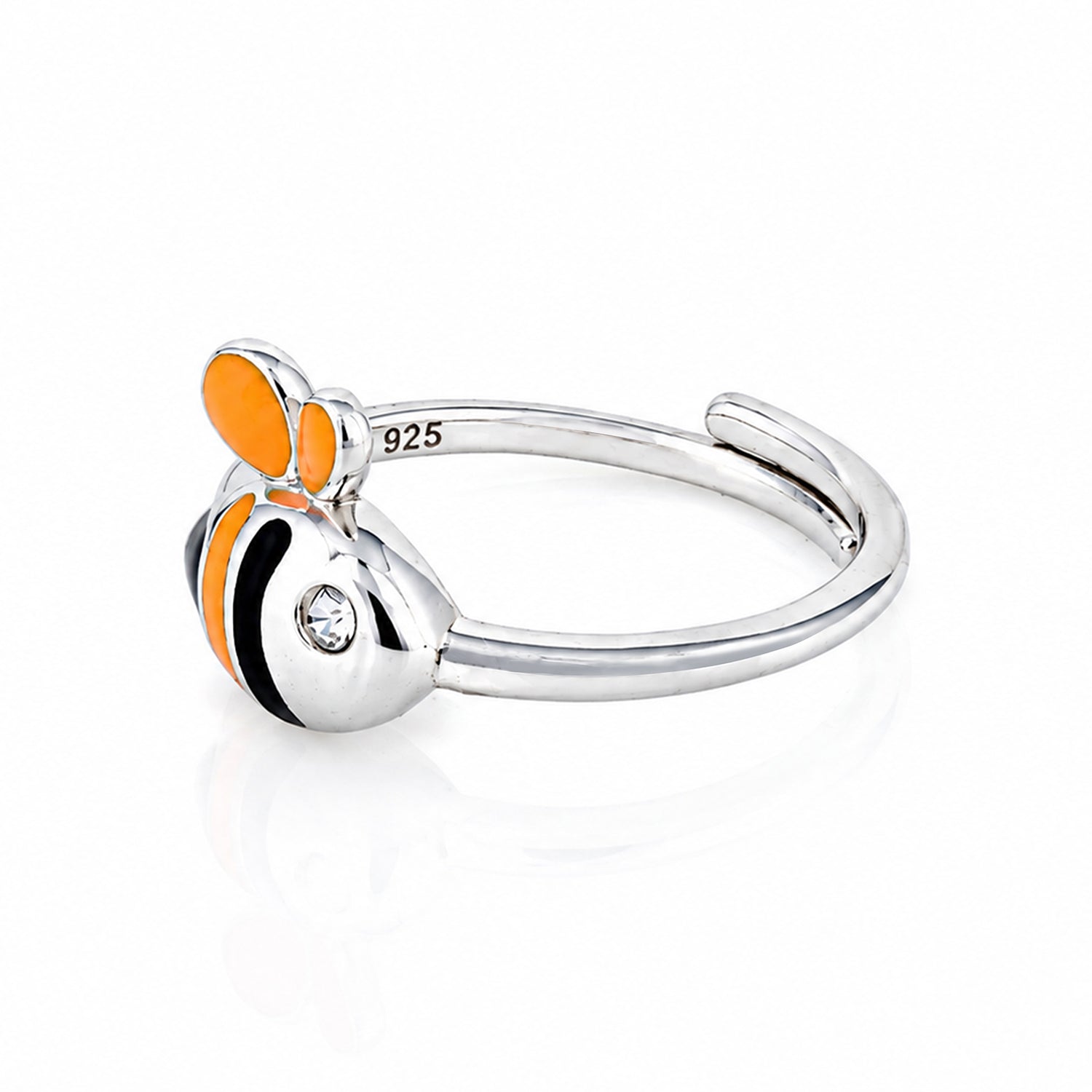 Playful Marine Fish Beauty 925 Sterling Silver Ring for Baby