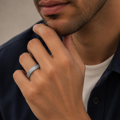 Premium 925 Sterling Silver Stylish Plain Ring