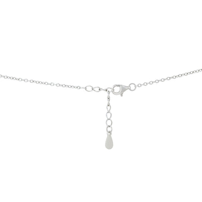 Protective Layered silverevil Eye Chain Pendant