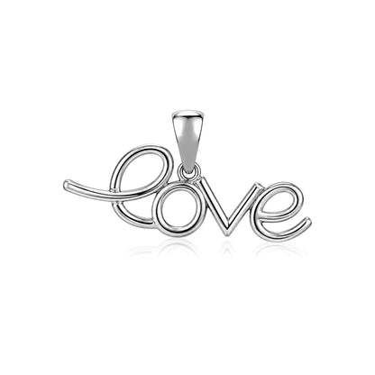 Pure Love 925 Sterling Silver Charm Pendant