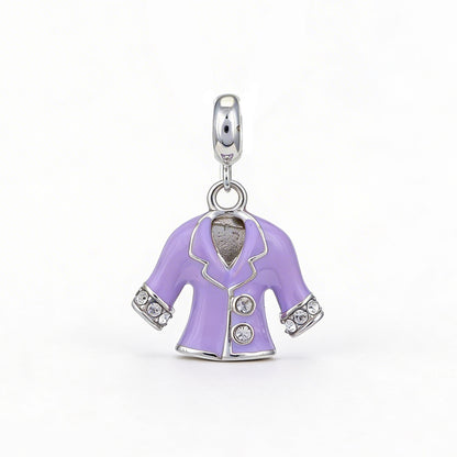 Purple Elegance 925 Sterling Silver Glam Pendant