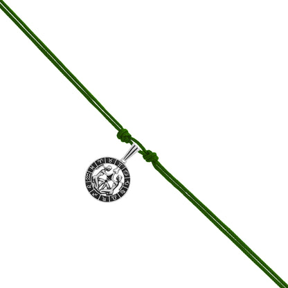 925 Rhodium Plated Resilient Gemini Oxidised Pendant