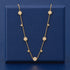 Radiant Gold Bead  925 Sterling Silver Luxury Chain
