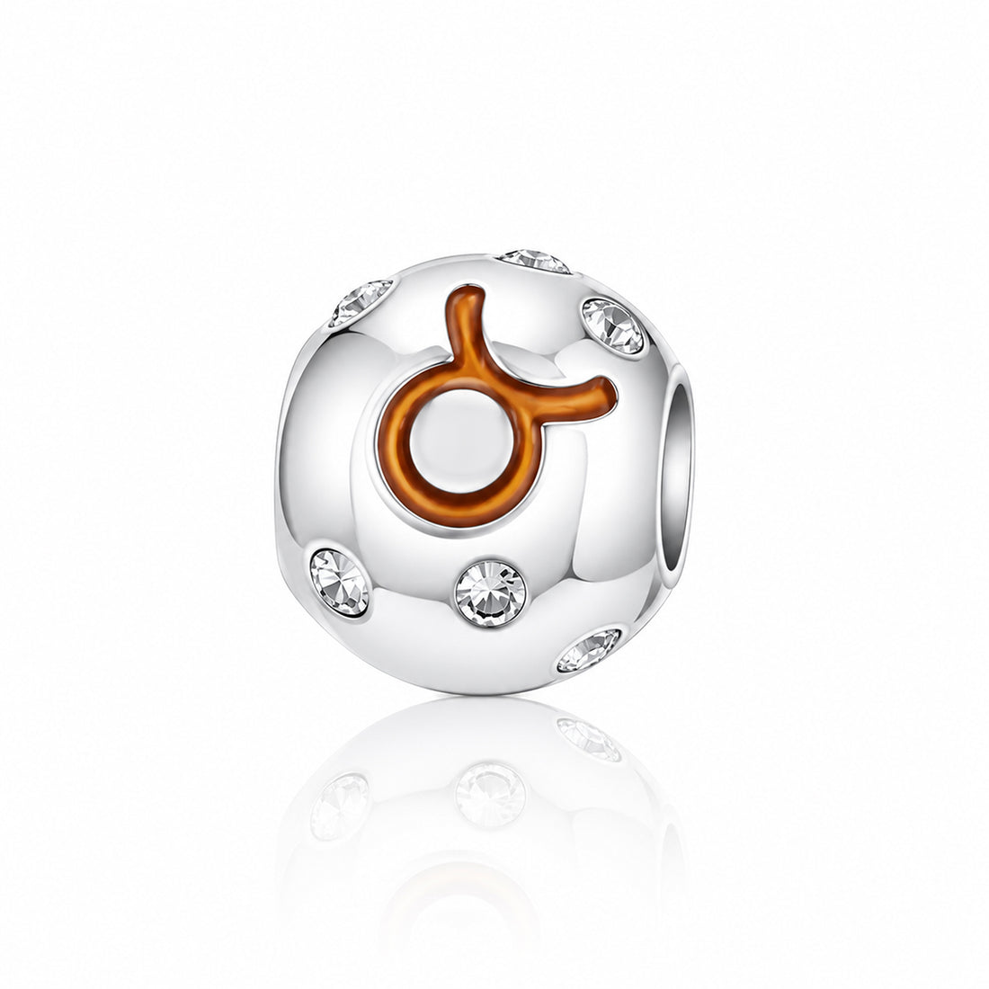 Radiant Taurus Zodiac 925 Sterling Silver Charms