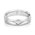 Radiant Beveled Edge Starburst 925 Sterling Silver Ring for Men