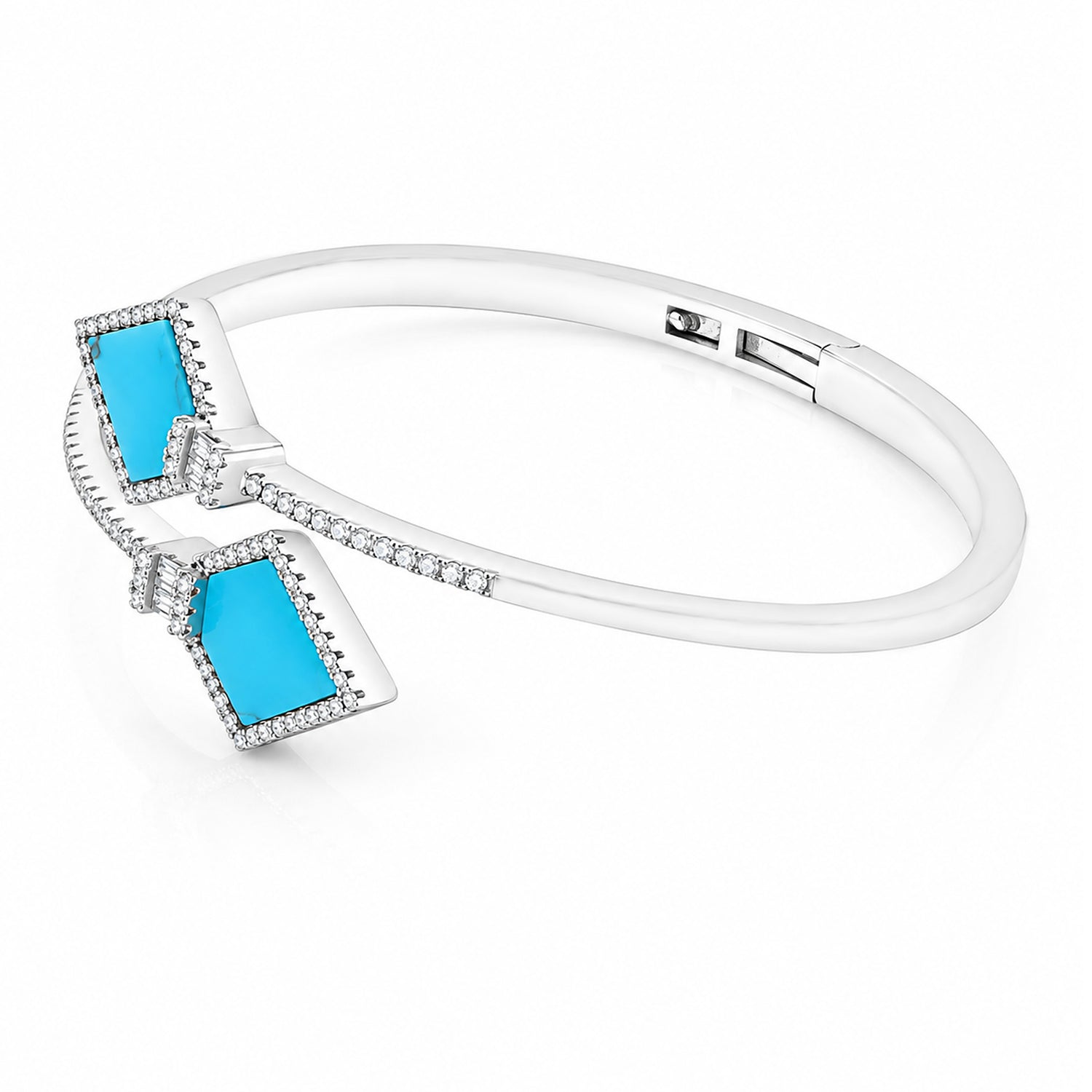 Radiant Blue Kite 925 Sterling Silver Kada for Women