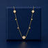 Radiant Gold Bead  925 Sterling Silver Luxury Chain