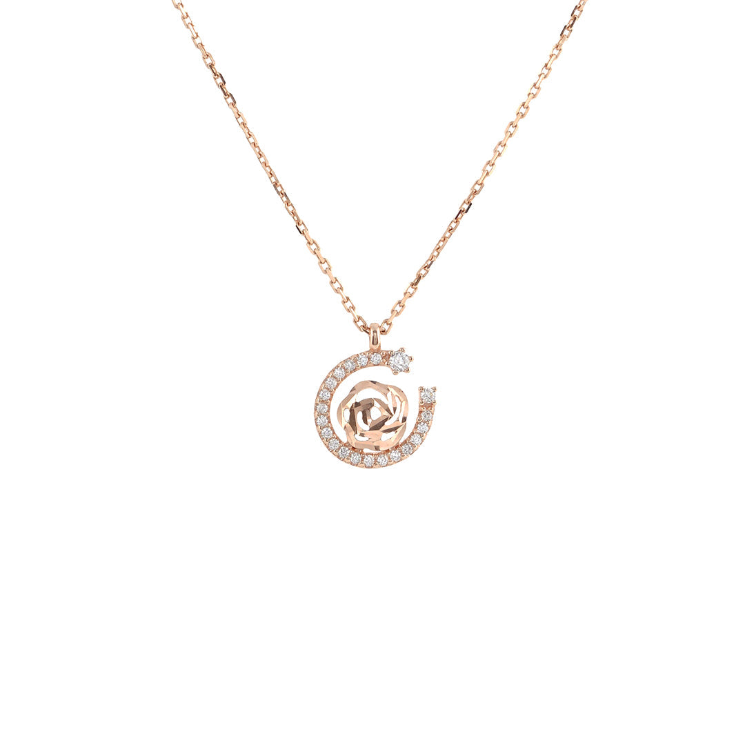 Radiant Rose Pendant Chain Online