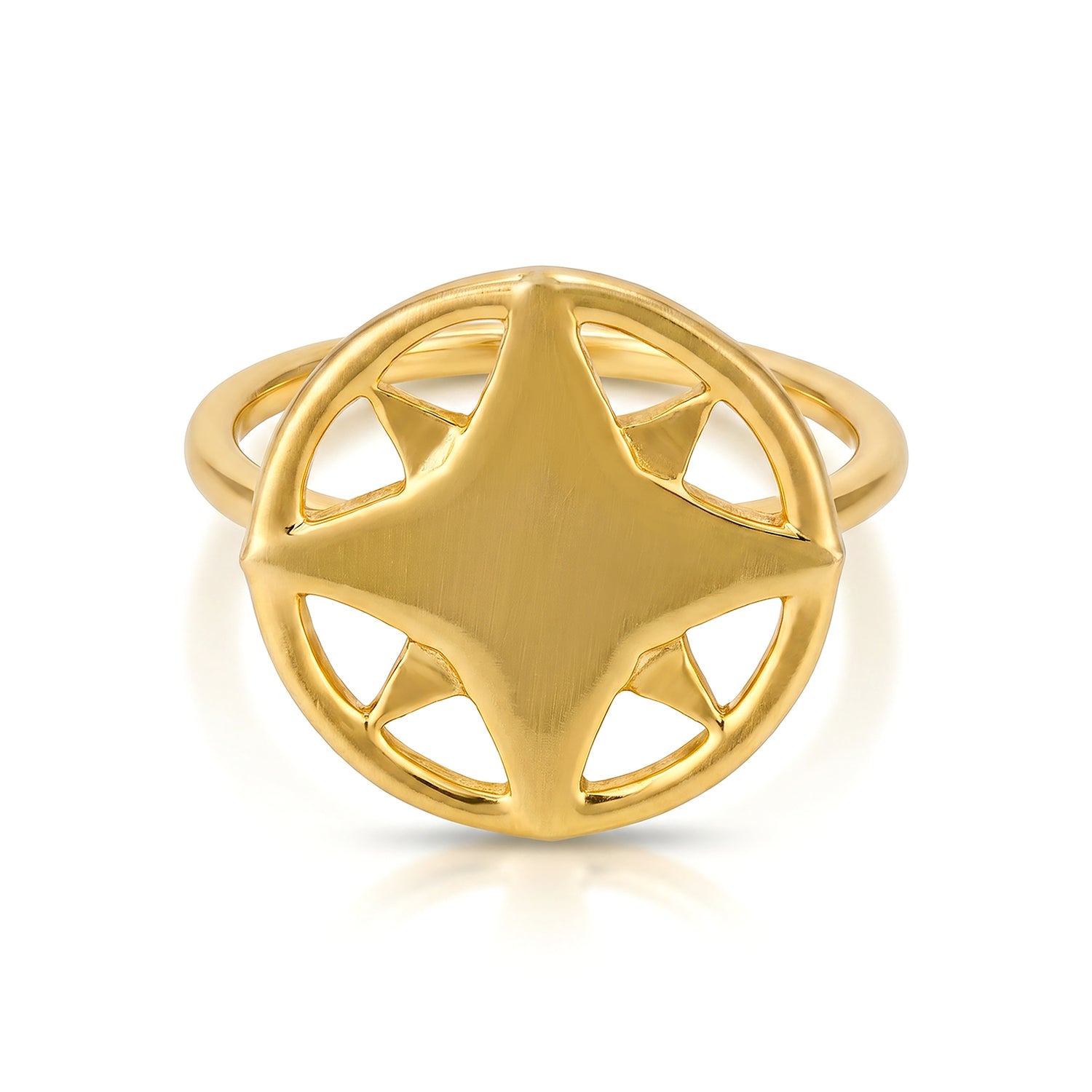 Radiant Star 925 Sterling Silver Fashion Ring