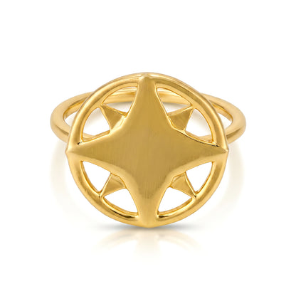 Radiant Star 925 Sterling Silver Fashion Ring