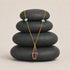 Raw Amethyst Cage Necklace Silver Pendant Chain