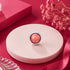 Red Opal Bezel Silver NosePin