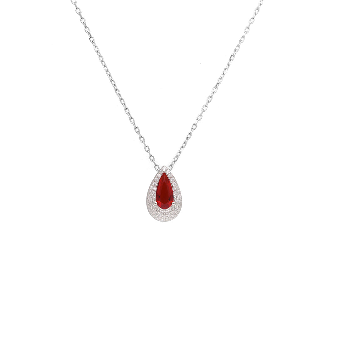 Red Stone Dazzling Pendant