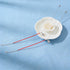 Red String Silver Anklets