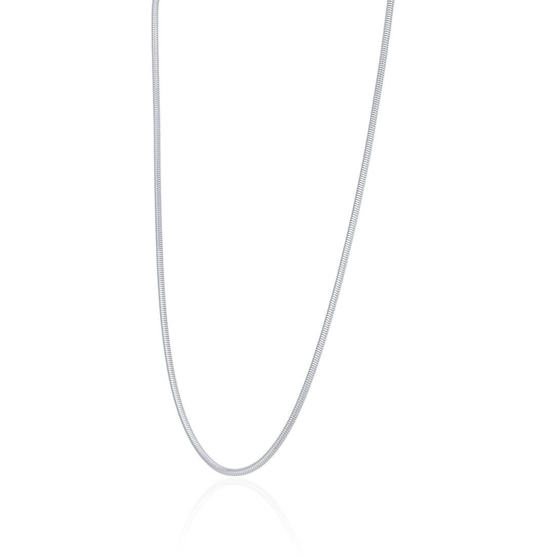 Refined 925 Sterling Silver Streamlined Link Chain for Men