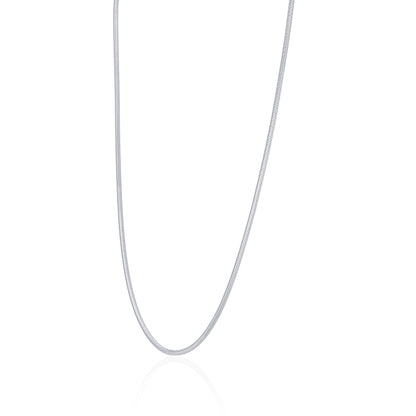 Refined 925 Sterling Silver Streamlined Link Chain for Men