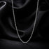Refined Oval Loop 925 Sterling Silver Chain