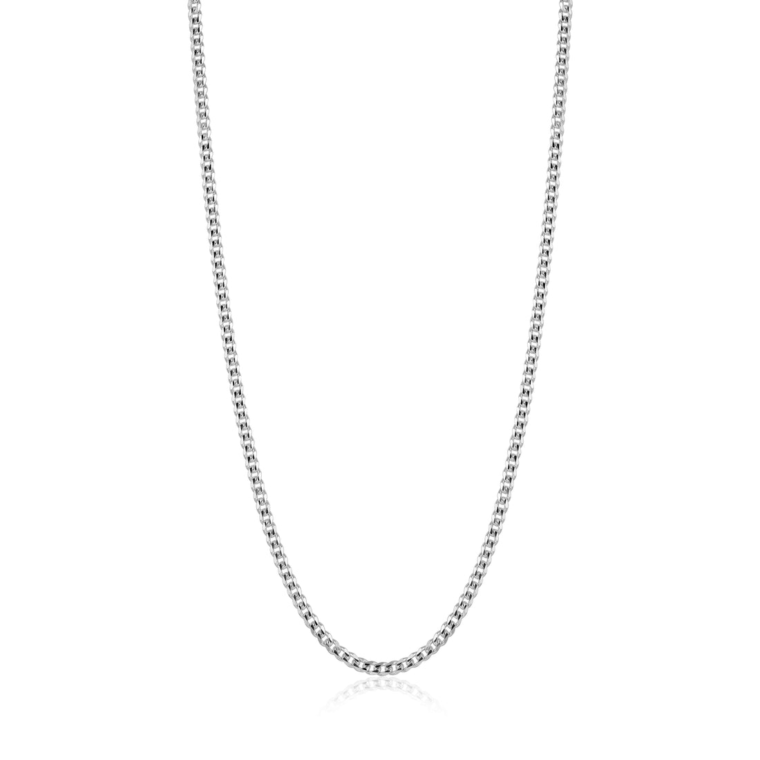 Refined Interlock 925 Sterling Silver Chain