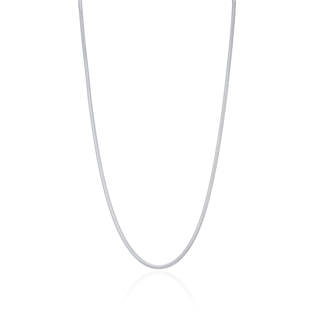 Refined 925 Sterling Silver Streamlined Link Chain for Men