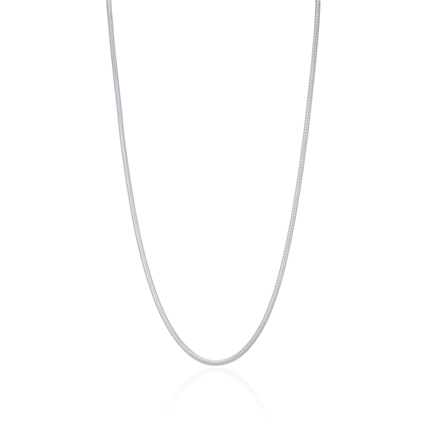 Refined 925 Sterling Silver Streamlined Link Chain for Men