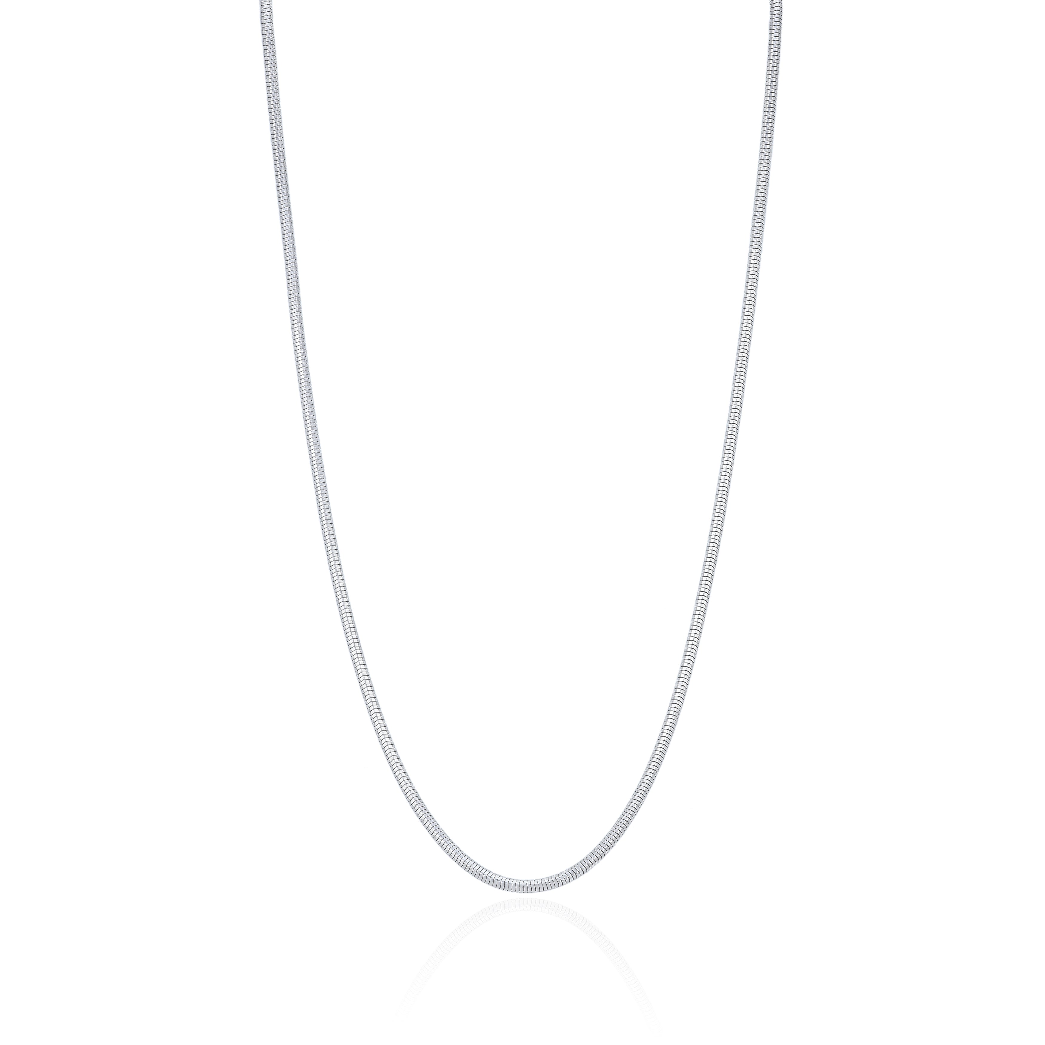 Refined 925 Sterling Silver Streamlined Link Chain for Men