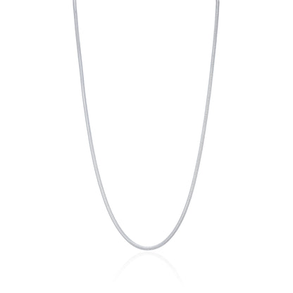 Refined 925 Sterling Silver Streamlined Link Chain for Men