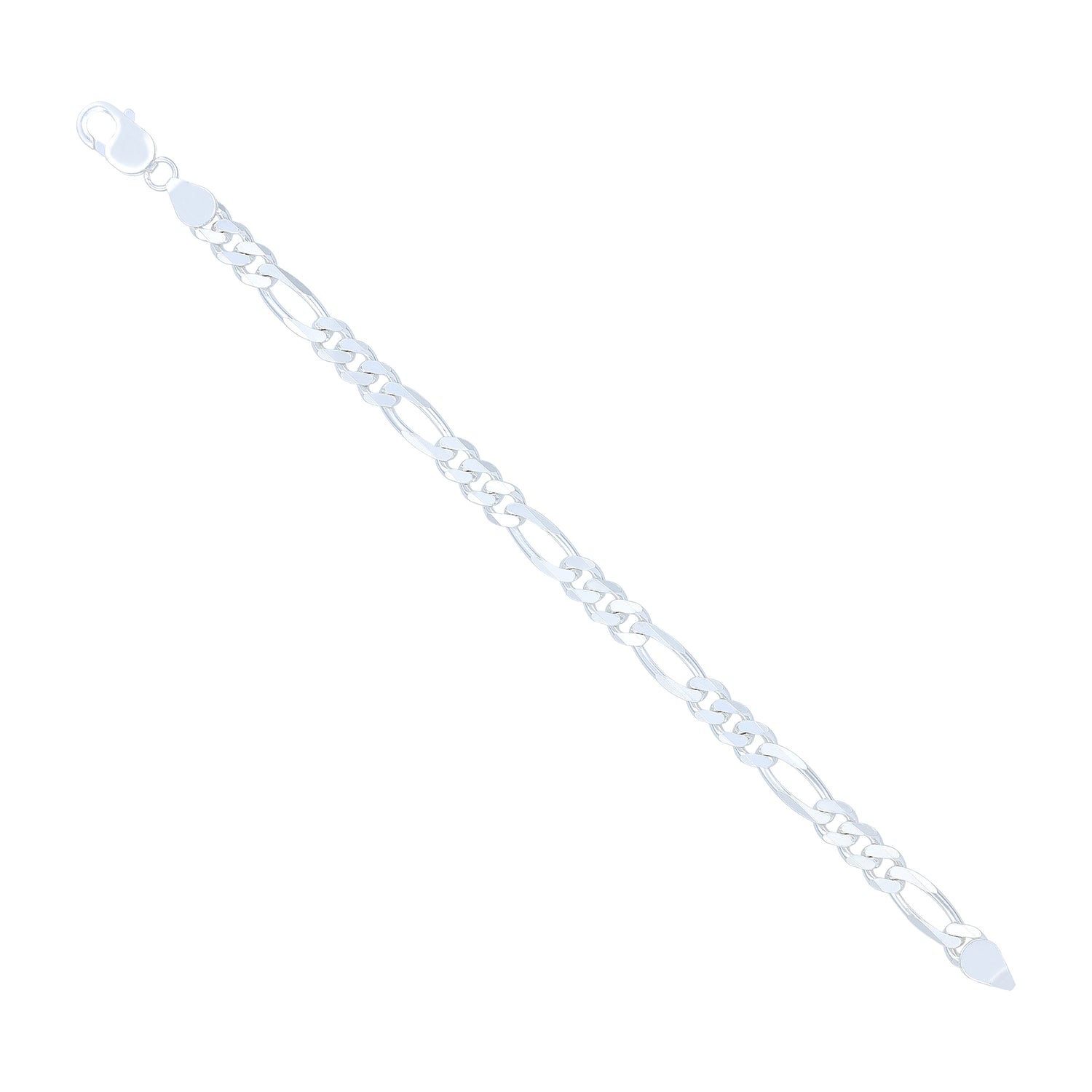 Refined Link Motif  925 Sterling Silver bracelet for Men