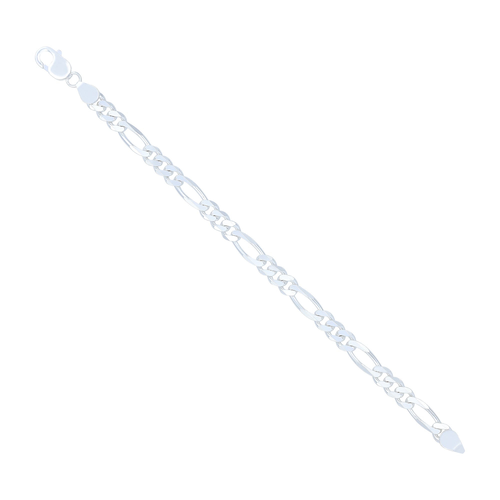 Refined Link Motif  925 Sterling Silver bracelet for Men