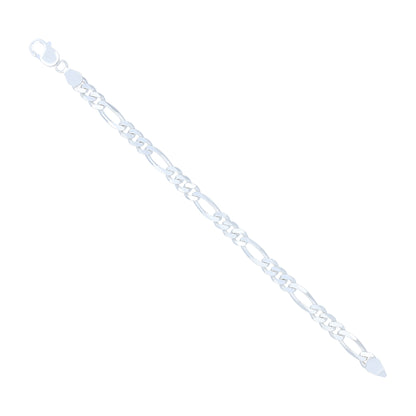 Refined Link Motif  925 Sterling Silver bracelet for Men