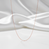 Refined Rose Gold 925 Sterling Silver Box Chain for women